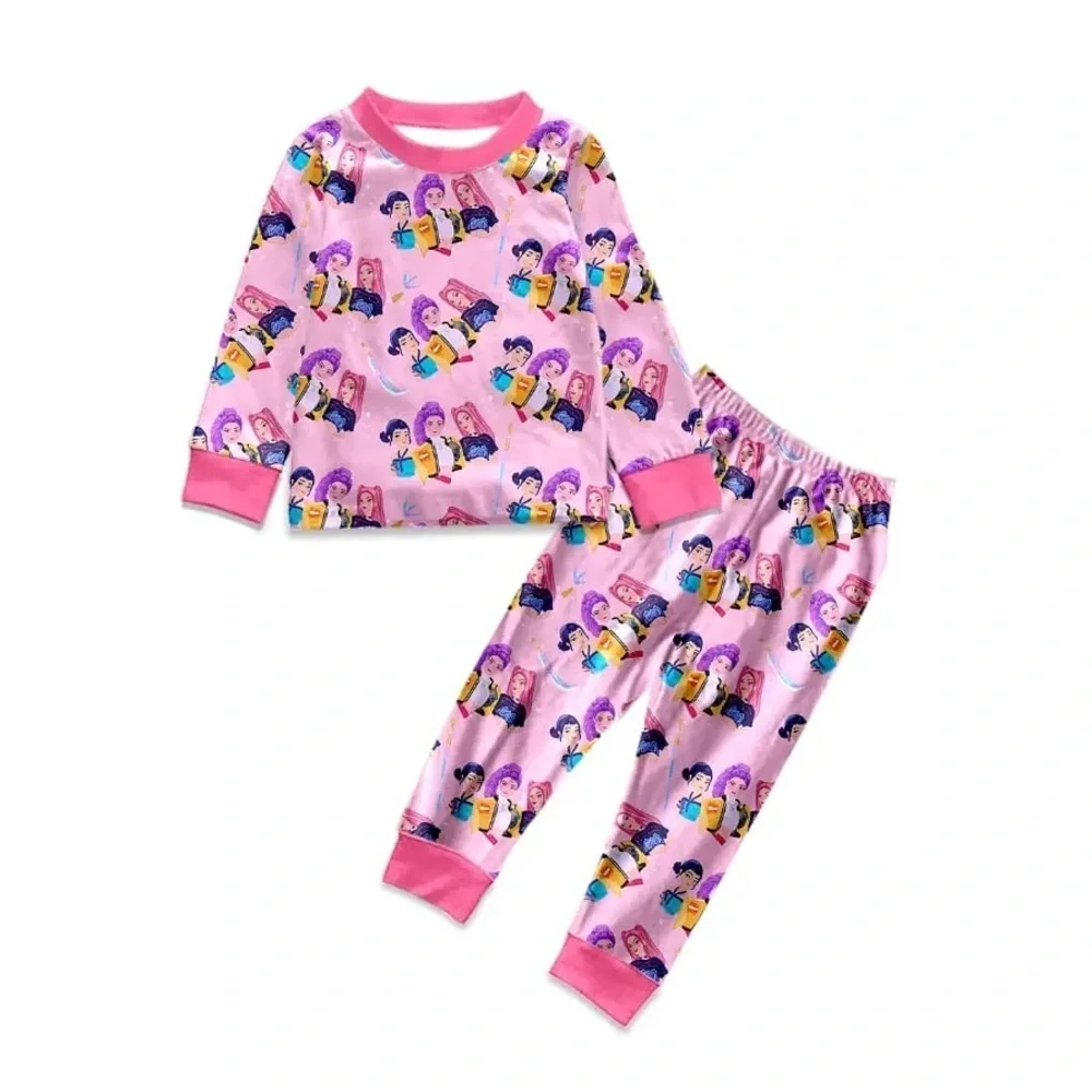 Kids Pink K Pop Huntrix Character Pajamas, New with tags, girl’s size 10/12